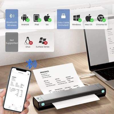 🔥Clearance Deals🔥Portable Printer Wireless, Compatible With Phone & Laptop